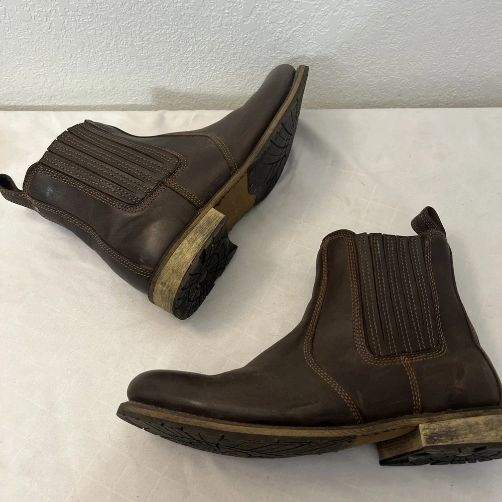 Eddie Moran Mens Slip-On Boots‎ 6